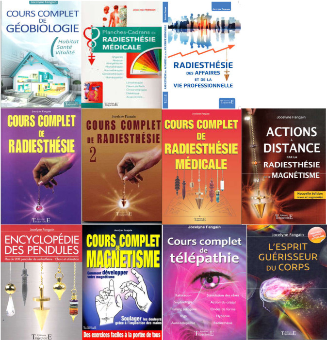 Cours complet de radiesthésie médicale - Jocelyne Fangain - Le Bateau Livre